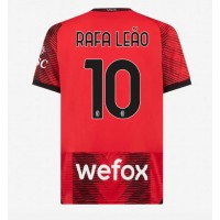 AC Milan Rafael Leao #10 Hjemmebanetrøje 2023-24 Kortærmet